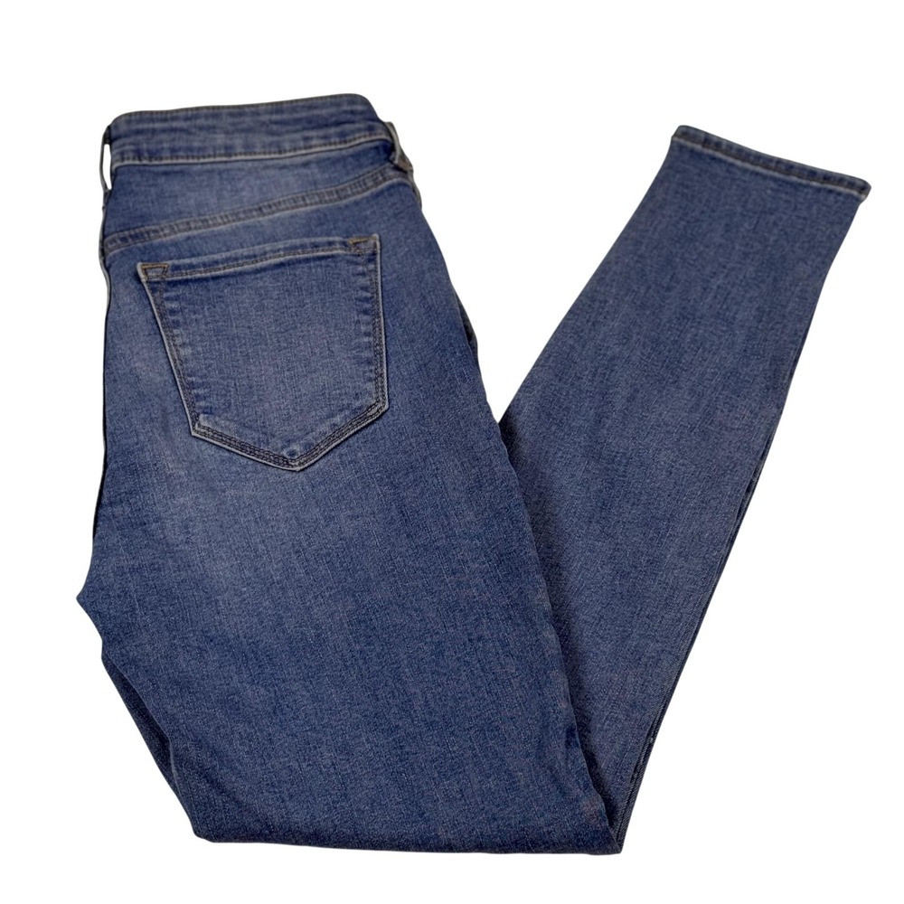 Old Navy Rockstar Jeans Womens 6 Mid Rise Skinny Ankle Medium Wash Stretch Denim